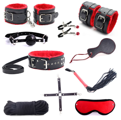 Bộ Đồ Chơi - BDSM - 10 Món - Bằng Da